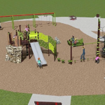 Griesbach Community Playground will directly benefit the 500+ kids who attend Major General Griesbach School – which was built without a playground