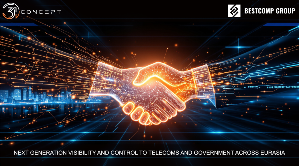 31 Concept y Bestcomp Group se unen para mejorar la inteligencia de red basada en IA en toda Eurasia